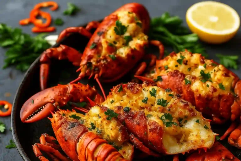 Langosta al estilo Cajun con ajo picante