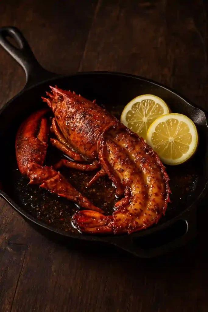 Langosta al estilo Cajun con ajo picante -1