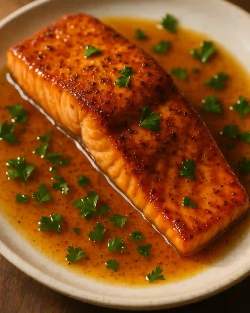 salmón estilo cajún con mantequilla y miel - Salmón en Salsa Miel