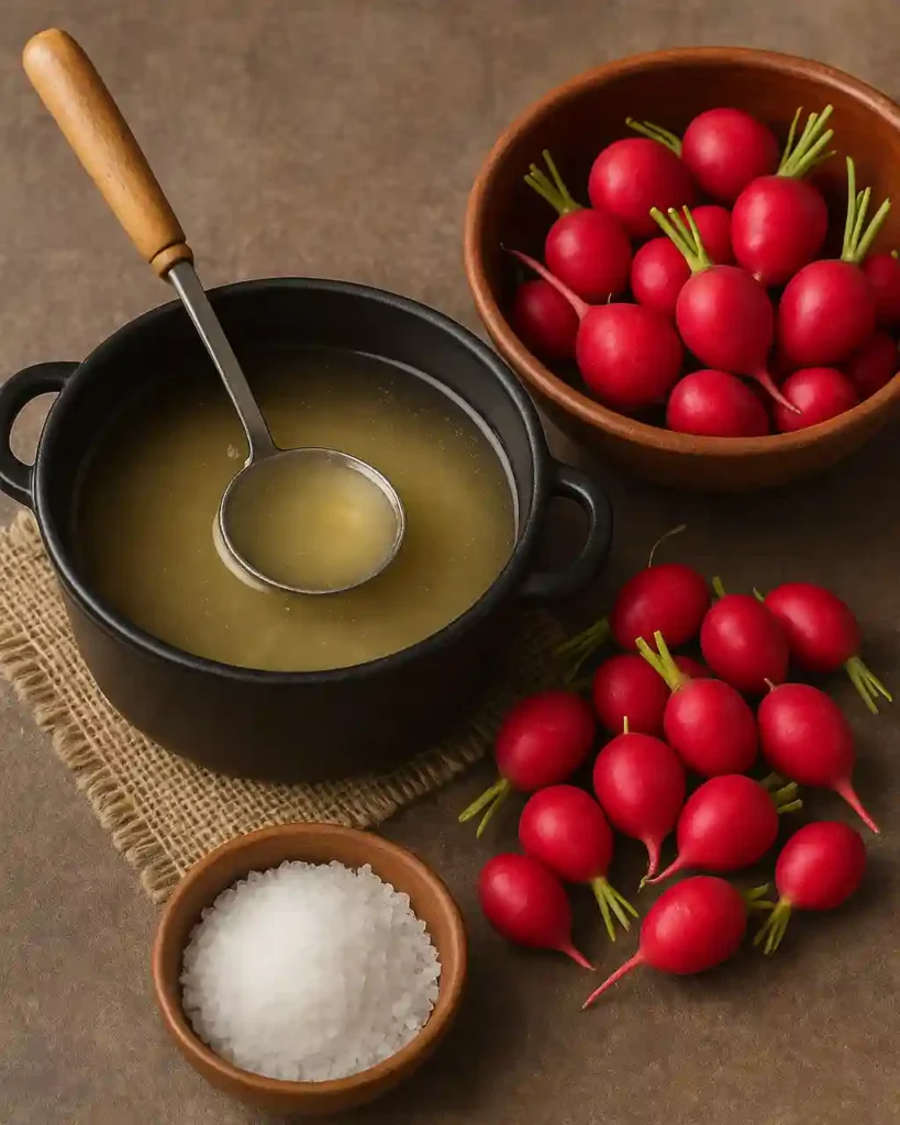 Encurtido de Rábano Japonés_Preparación de Tsukemono