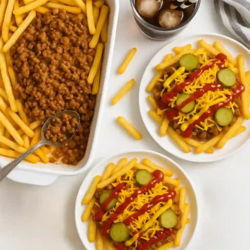 Hamburguesa con patatas fritas al horno-3_