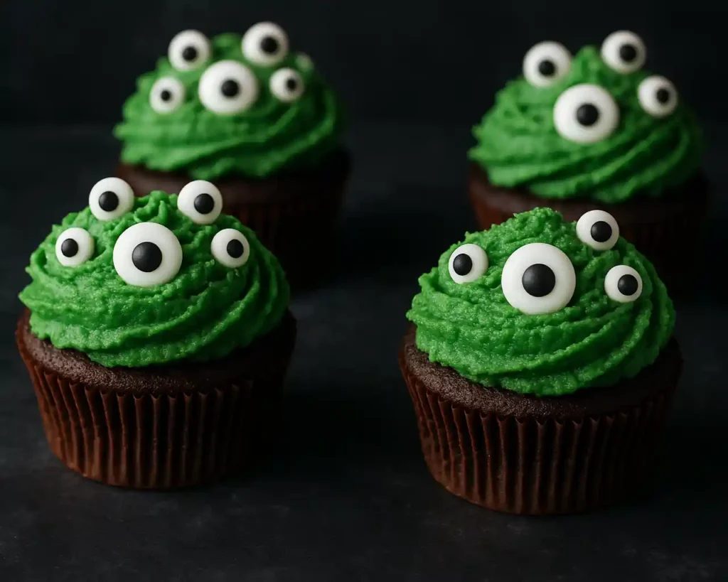 Monstruosos Cupcakes de Halloween