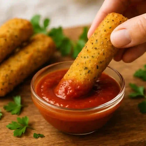 Rollitos de pan con queso y ajo dorándose en sartén antiadherente