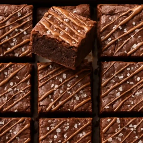 Brownies de proteína saludables con textura jugosa y corte cuadrado.