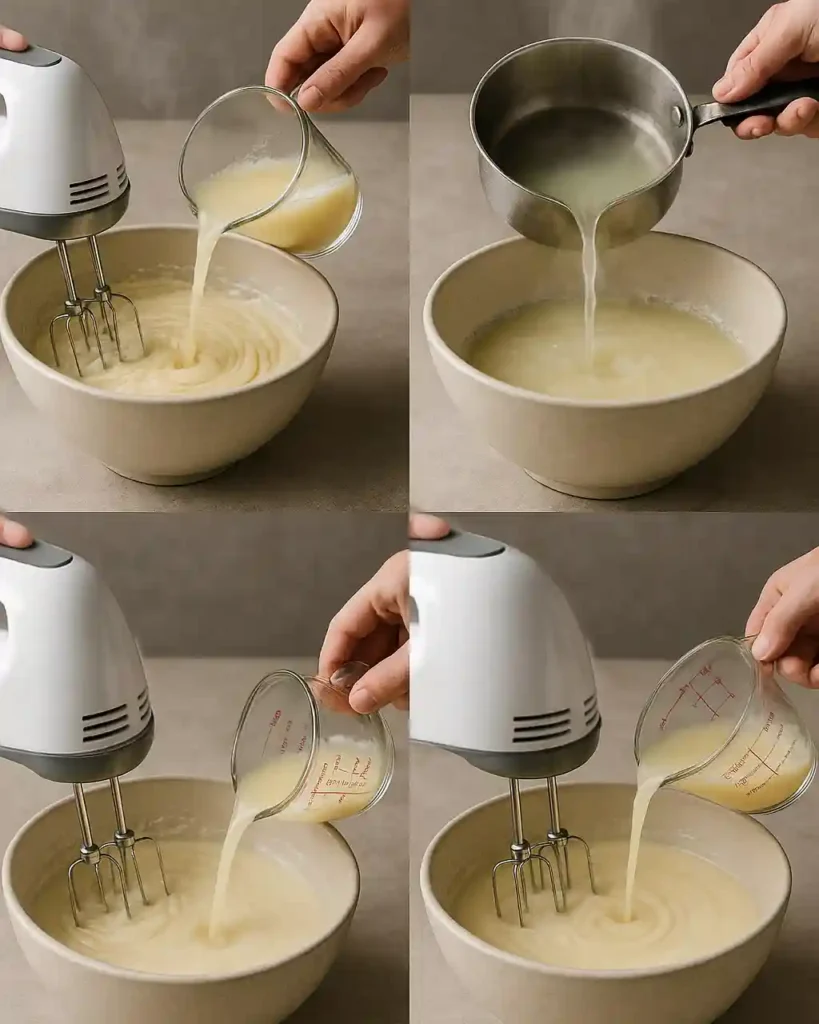 preparación de mezcla de malvavisco casero