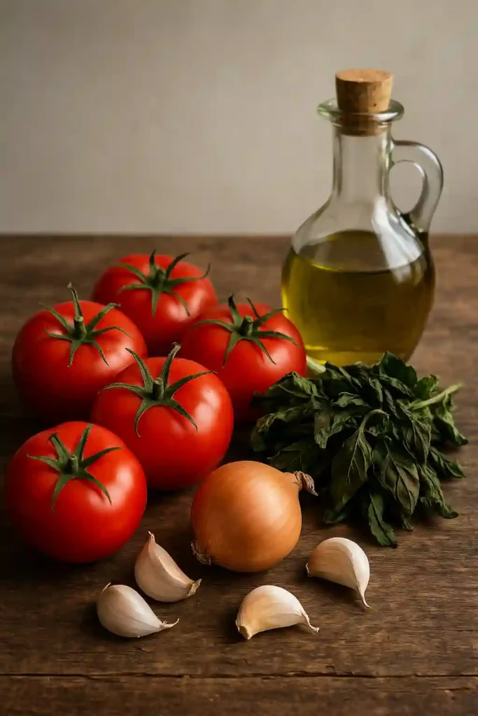 Ingredientes para Salsa Napolitana